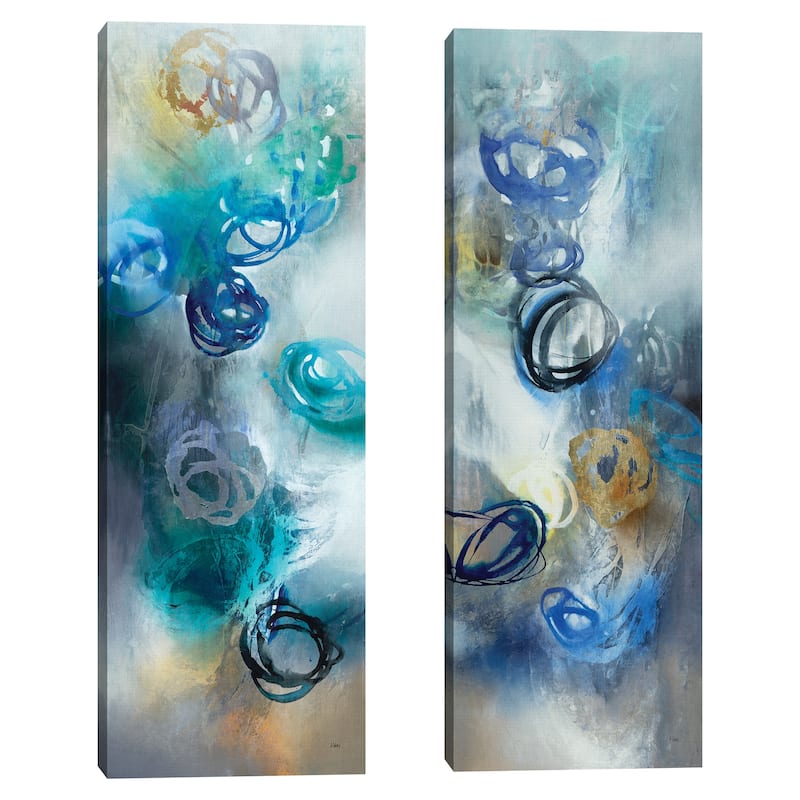 Water Roses I & II by K. Nari Canvas Art Prints