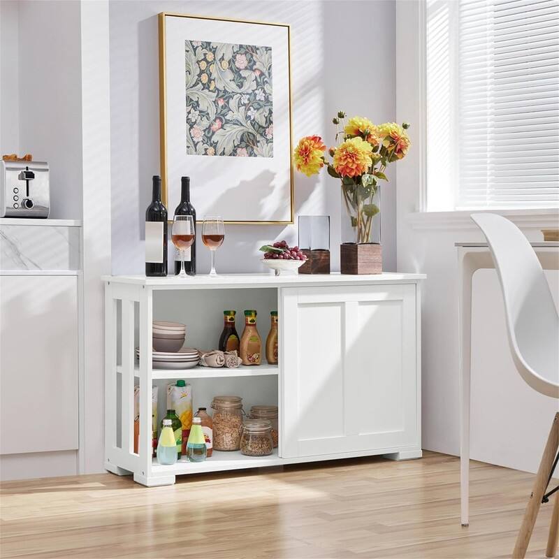 Storage Cabinet Kitchen Buffet Cabinet Sideboard - 13"D x 42"W x 24.8"H