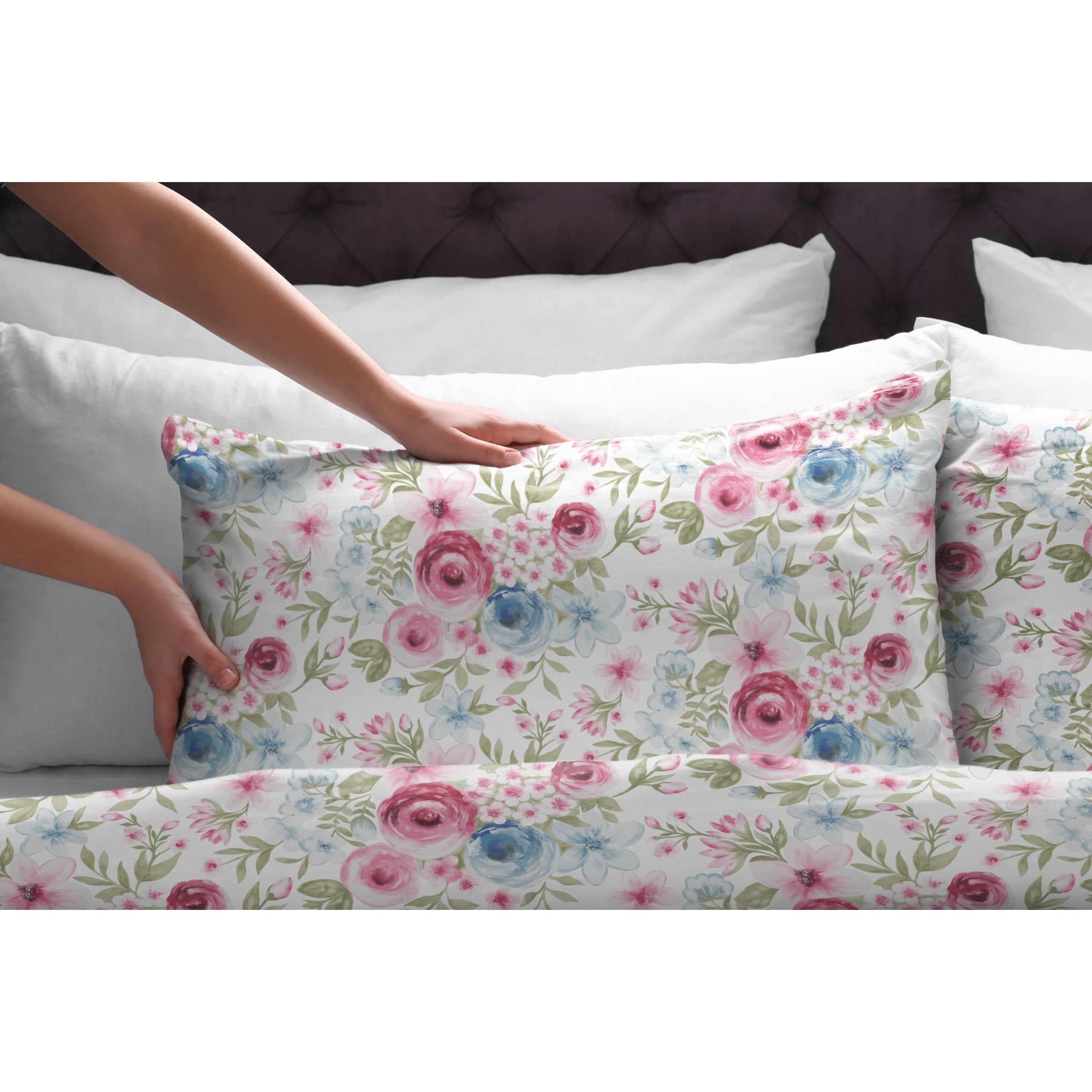 Pointehaven 175 GSM Cotton Flannel Bed Sheet Set with - Picture 43 of 50