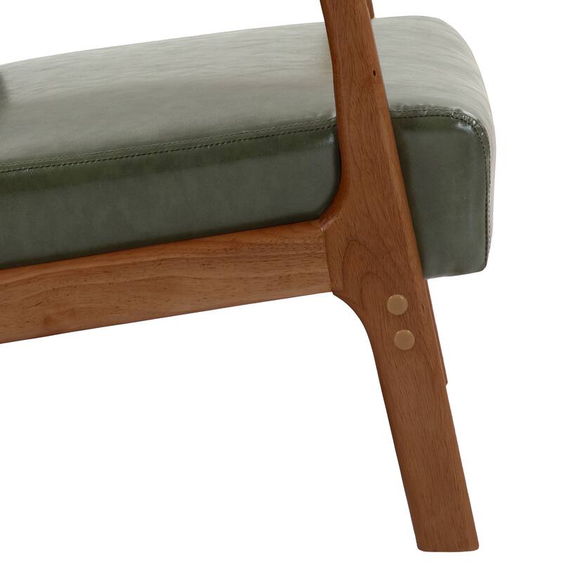 2 Set Mid Century ModernUpholstered Accent Chairs Armchair with Pillow