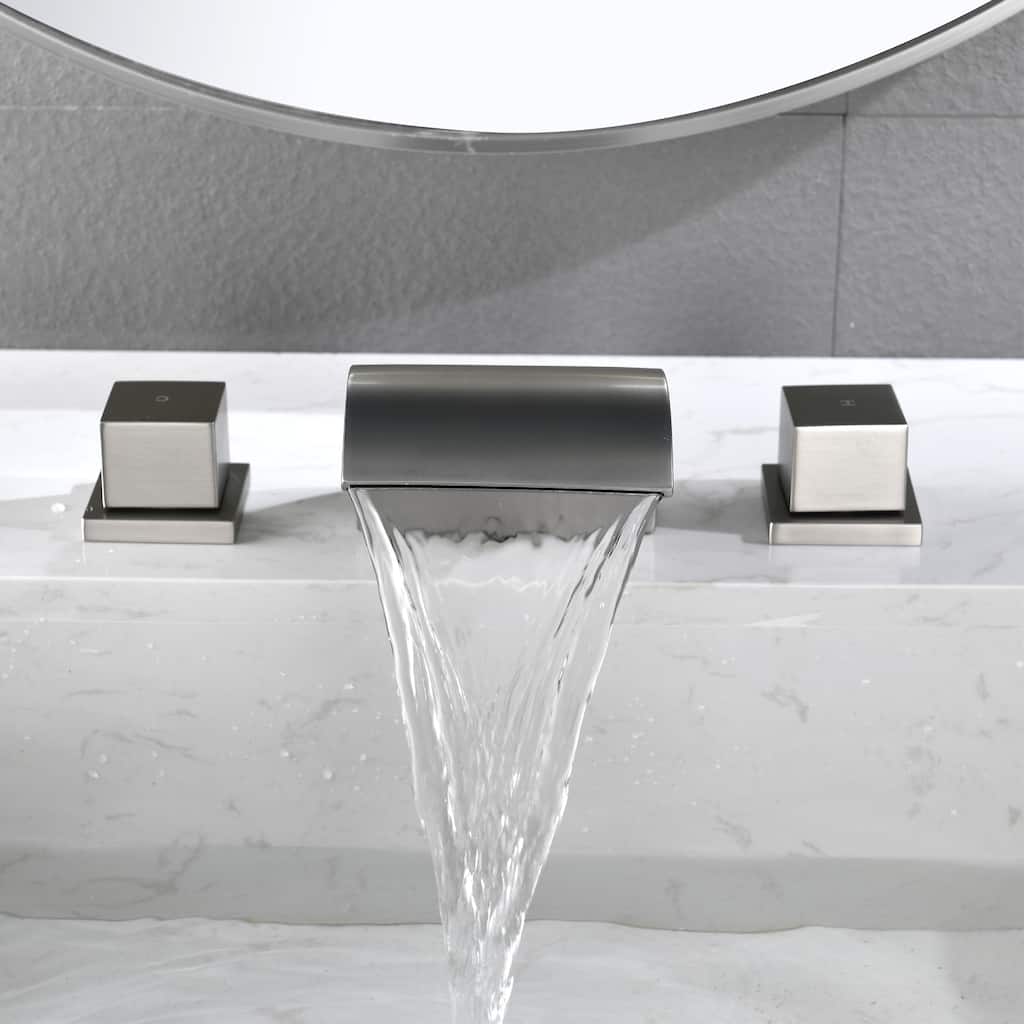 Topcraft 3 Colors 2-Handle Widespread Bathroom Sink Faucet