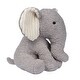 preview thumbnail 3 of 6, Lambs & Ivy Jungle Adventure Plush Elephant Stuffed Animal Toy - Little Peanut