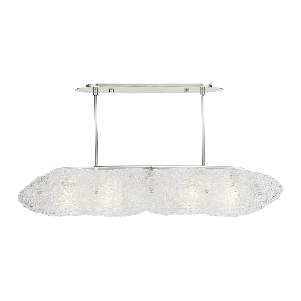 Livex Lighting Belvidere 5 Light 46" Wide Linear Chandelier