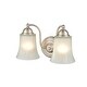 preview thumbnail 6 of 6, Millennium Lighting 2 Light Vanity Fixture in Multiple Finishes with Faux Alabaster Shades