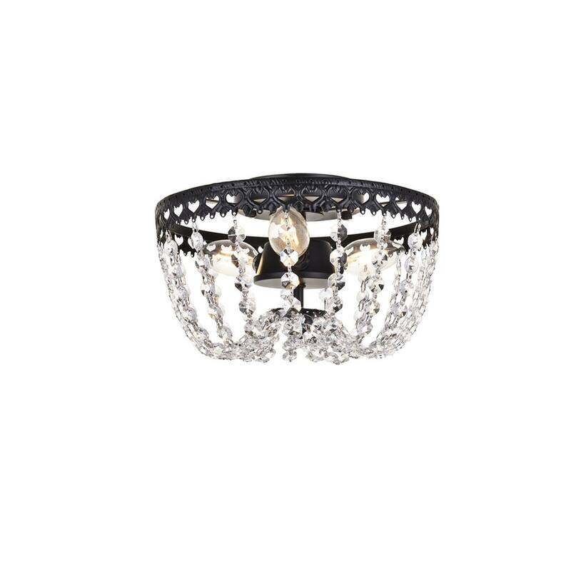 Kaden Flush Mount - 10 inch - Black