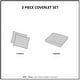 preview thumbnail 5 of 128, Madison Park Mansfield Reversible Coverlet Set