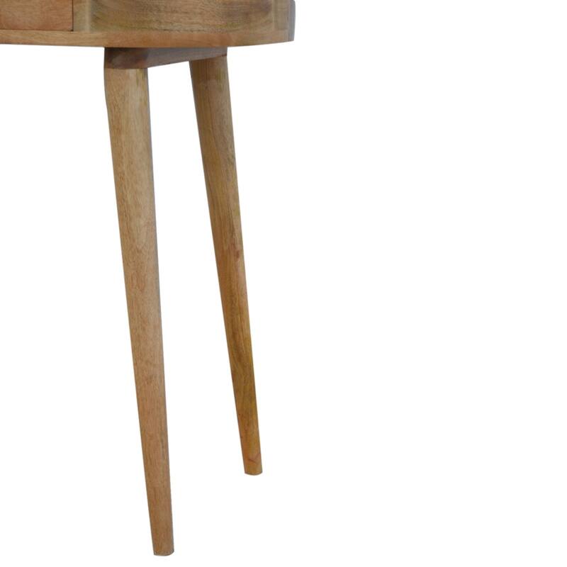 Nightstand with Storage Drawer & Solid Wood Tabletop,For Bedroom, Living Room