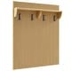 preview thumbnail 8 of 16, Soma Fluted 3-in-1 Hall Tree With Storage Bench and Coat Rack