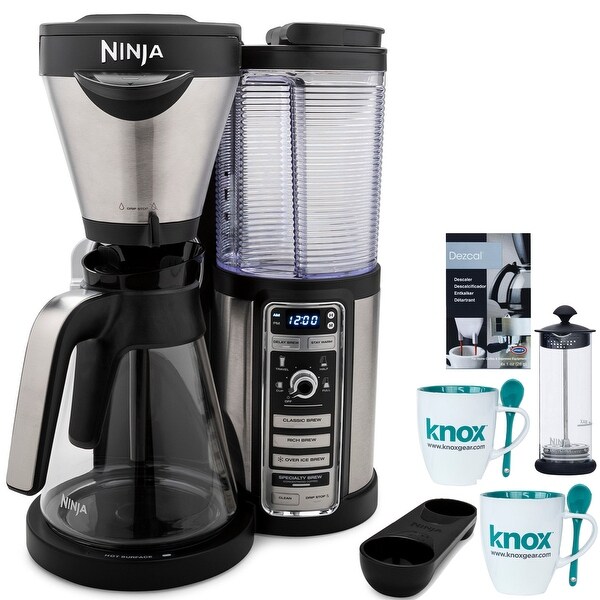 Ninja CF081 Coffee Bar with Carafe and Descaling Powder (Refurbished)