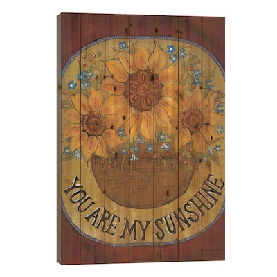 Summer Day Print On Wood by Lisa Hilliker - Multi-Color
