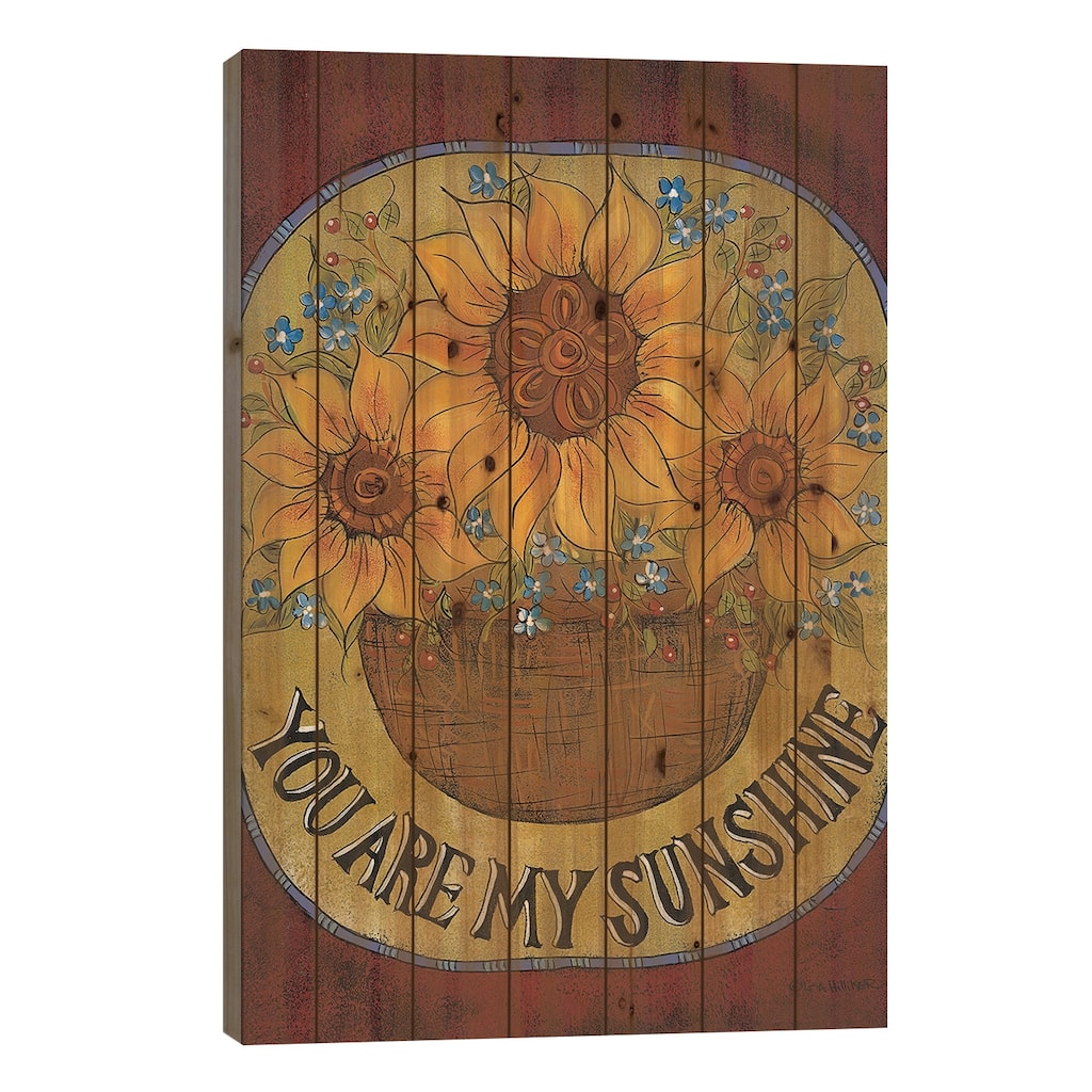 Summer Day Print On Wood by Lisa Hilliker - Multi-Color