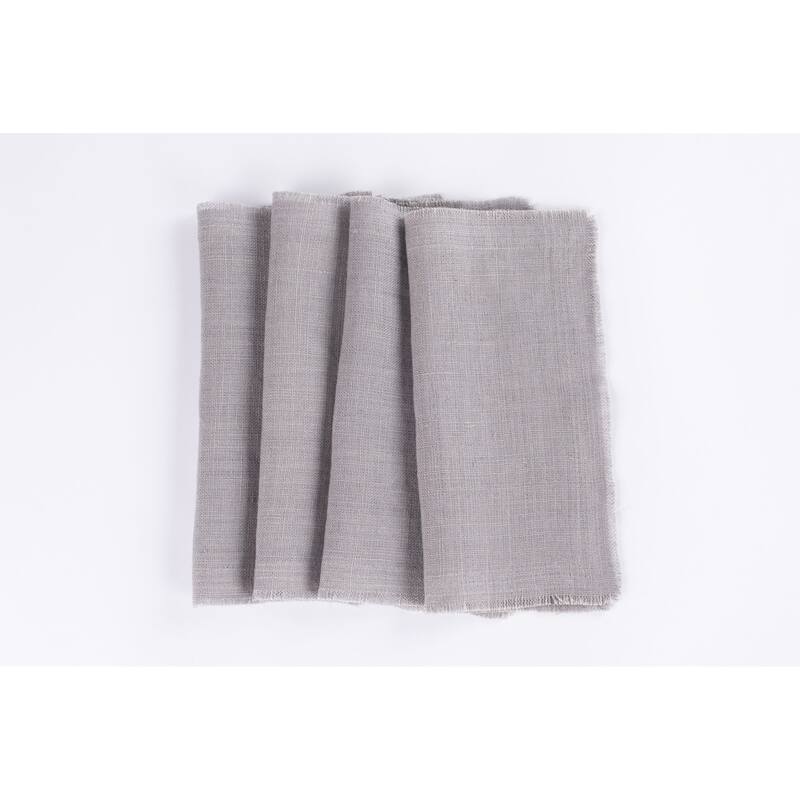 Raphael, Linen, Cocktail Napkin Set (Set of 4)