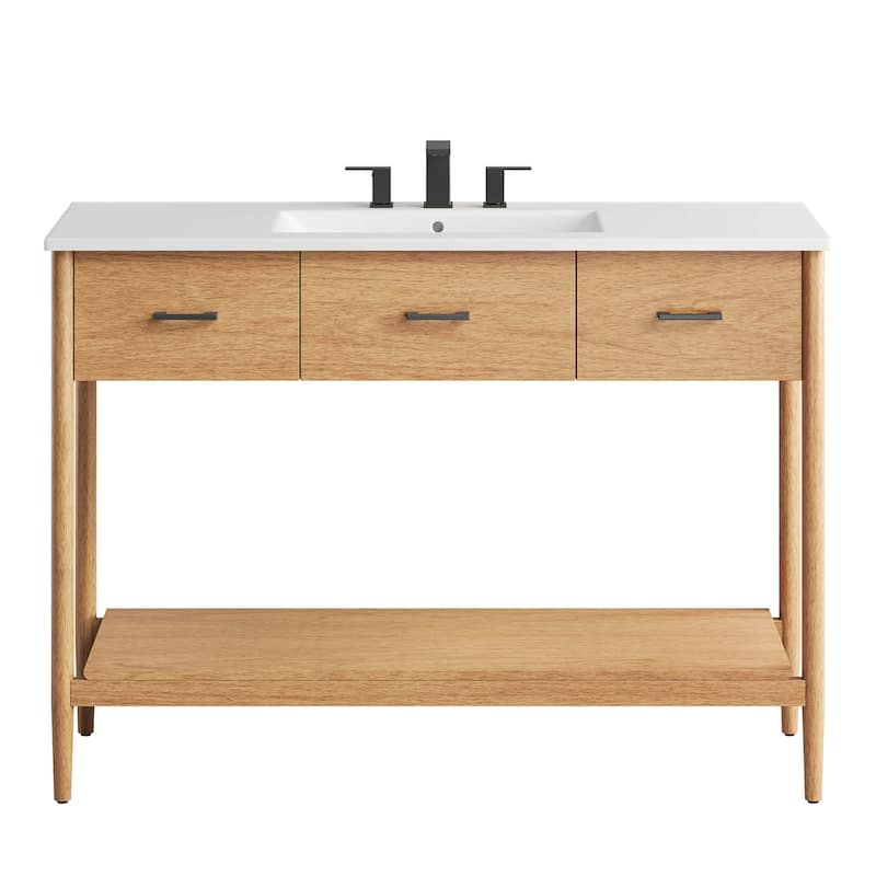 Zaire 18"/24"/30"/36"/48" Bathroom Vanity with White Sink Top