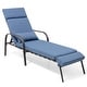 preview thumbnail 18 of 25, Patio Adjustable Chaise Lounge Chair with Cushion and Pillow for Outdoor & Indoor