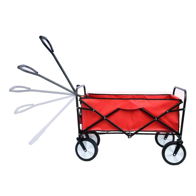 Multifunctional Folding Cart with 360° Rotating Wheels