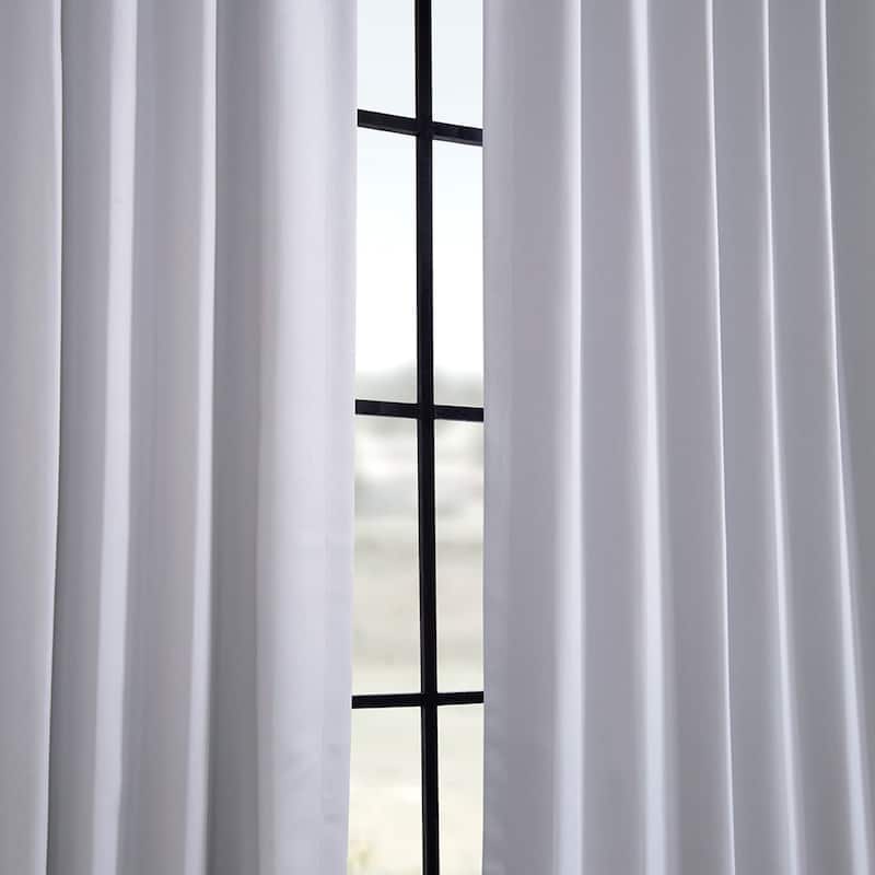 Exclusive Fabrics Room Darkening 84-inch Curtain Panel Pair (2 Panels)