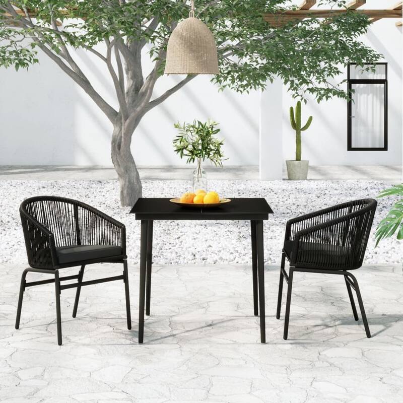 vidaXL Patio Dining Set Outdoor Garden Seat 3/5/7/9 Piece Multi Colors/Sizes