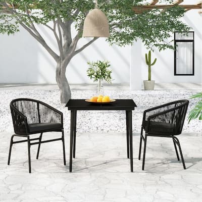 vidaXL Patio Dining Set Outdoor Garden Seat 3/5/7/9 Piece Multi Colors/Sizes