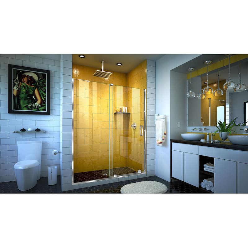 DreamLine Mirage-Z 50-54 in. W x 72 in. H Frameless Sliding Shower Door - 50" - 54" W