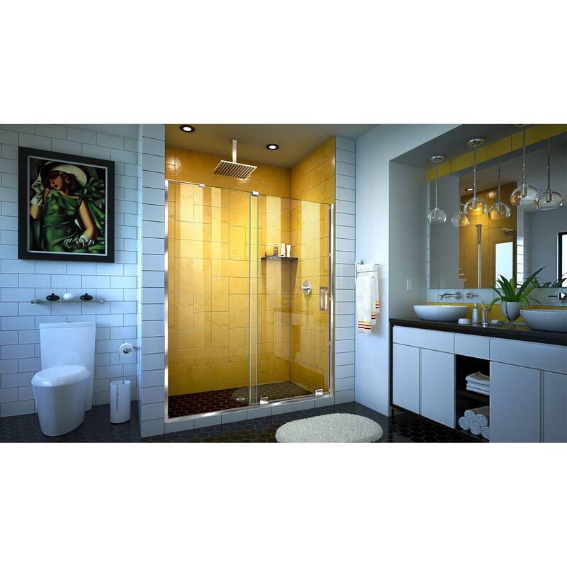 DreamLine Mirage-Z 56-60 in. W x 72 in. H Frameless Sliding Shower Door - 56" - 60" W