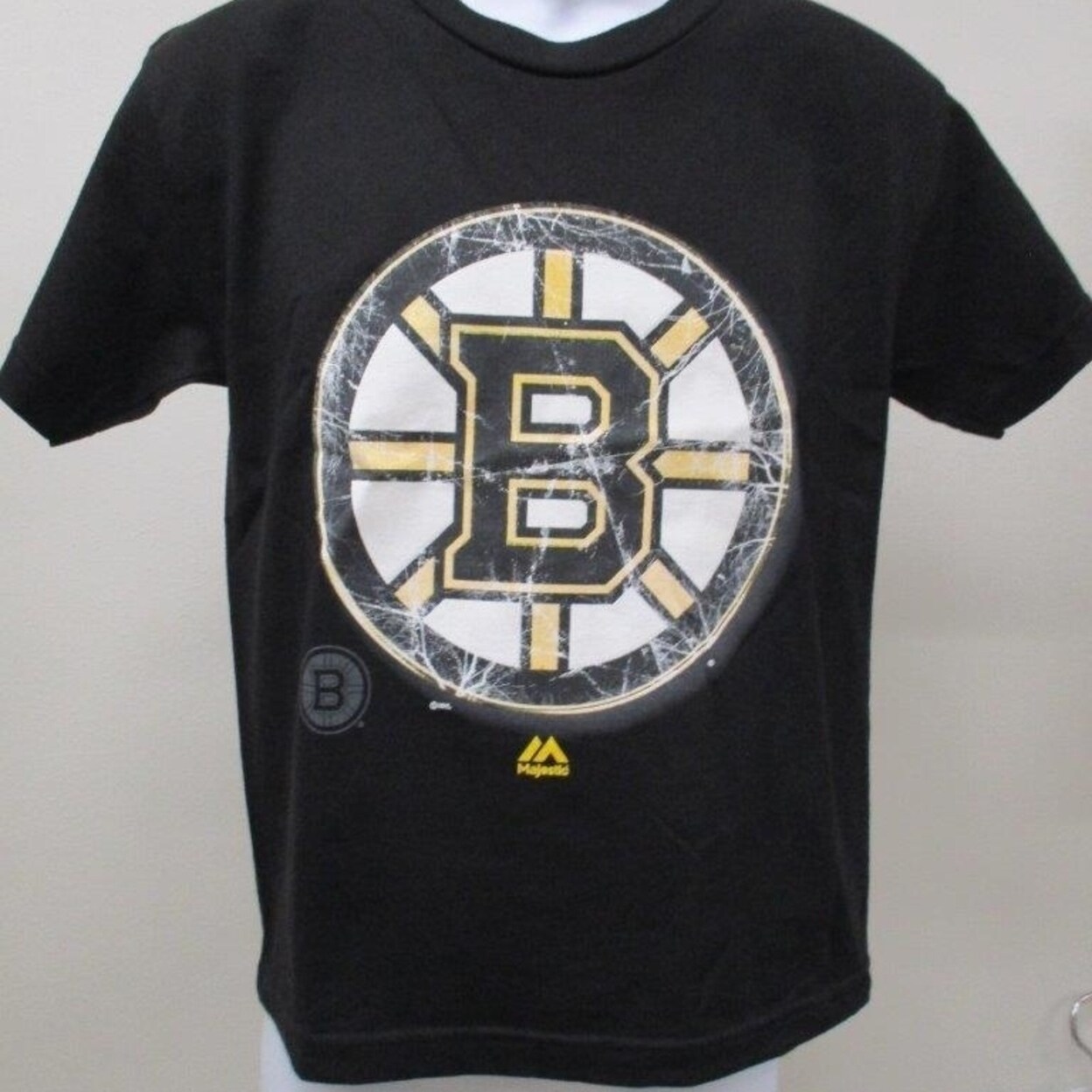 Shop Boston Bruins Youth Sizes M L Medium Large Black Majestic