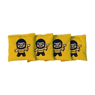 Northern Arizona University Lumberjacks Tokyodachi Yellow Cornhole Bags