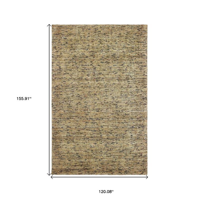 HomeRoots Solid Color Modern Rectangle Area Rug