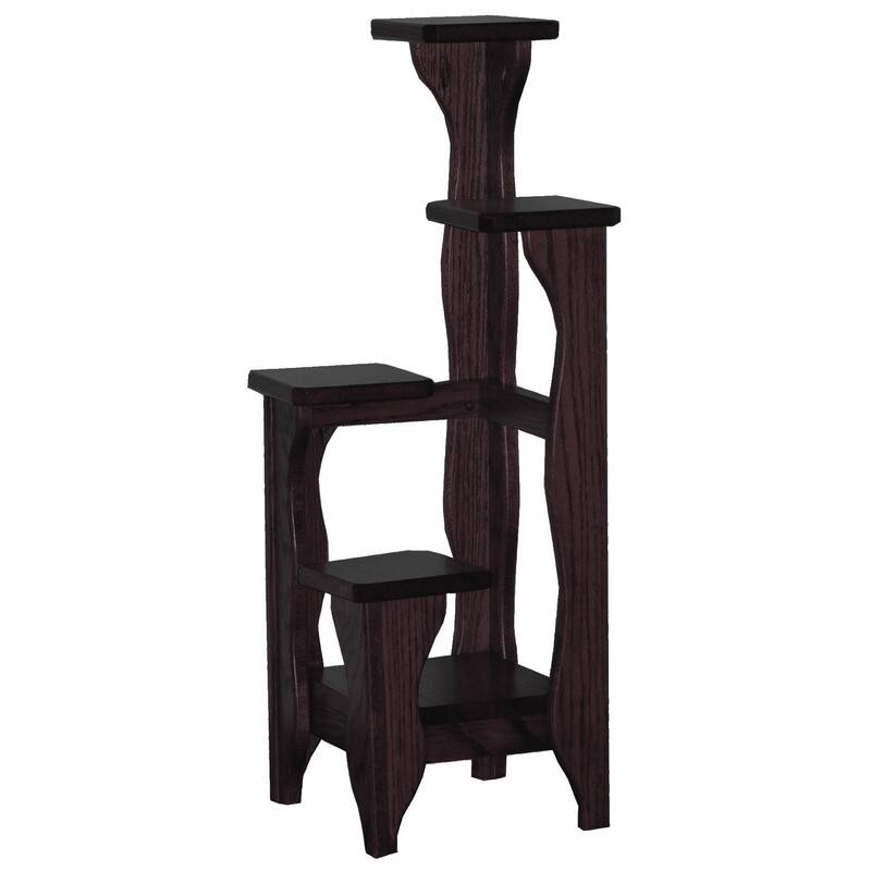Oak 4-Tier Plant Stand