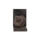 preview thumbnail 8 of 8, Brown Polystone Industrial Gear Bookends (Set of 2) - S/2 7"H, 5"W