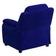 preview thumbnail 74 of 106, Deluxe Padded Contemporary Kids Recliner with Storage Arms