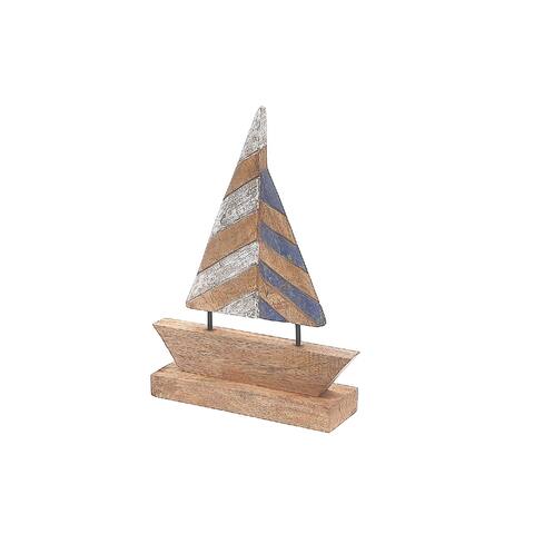 IH Casa Decor Mango Wood Ship Stand