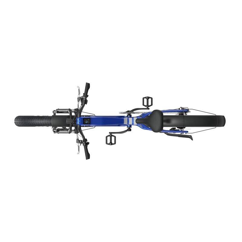 Step-Over Electric Mountain Bike - Blue - 26