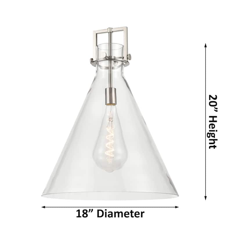 Innovations Lighting 411-1SL-23-18 Newton Cone Pendant Newton Cone 18"