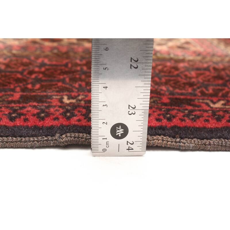 ECARPETGALLERY Hand-knotted Teimani Black Wool Rug - 3'2 x 5'1