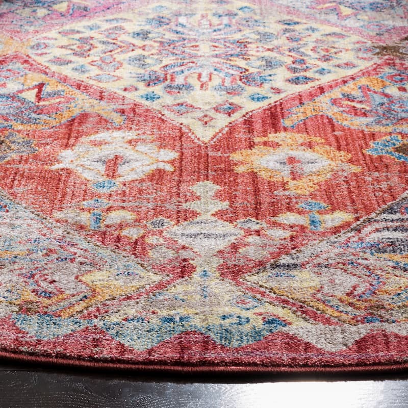 SAFAVIEH Bristol Lovorka Vintage Boho Oriental Polyester Rug