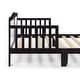 preview thumbnail 23 of 27, Wooden Toddler Bed, 53 x 29.5 x 24.50 Inch Crib, Stylish Style for Kids Bedrooms