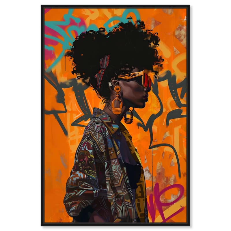 Street Wear Canvas by Art Remedy - 10" x 15" - Black