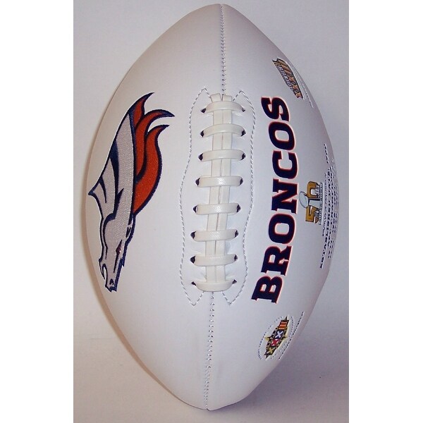 Denver Broncos Embroidered Logo "Signature Series" Football