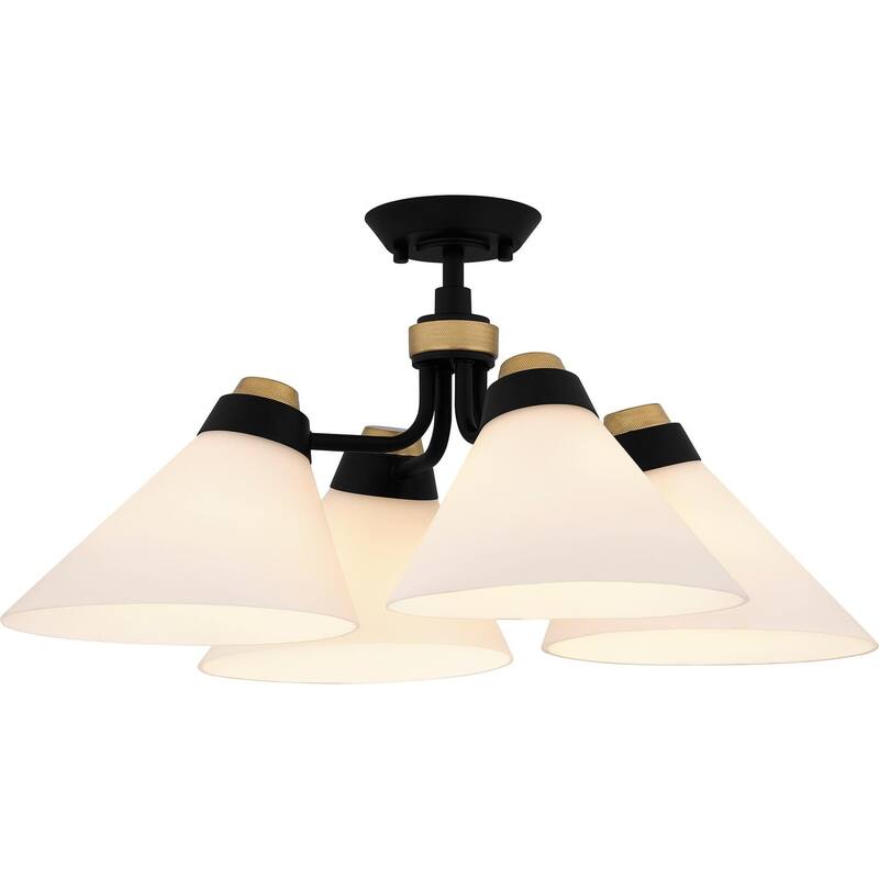 Quoizel Semi-Flush Mount Four Light Semi Flush Mount