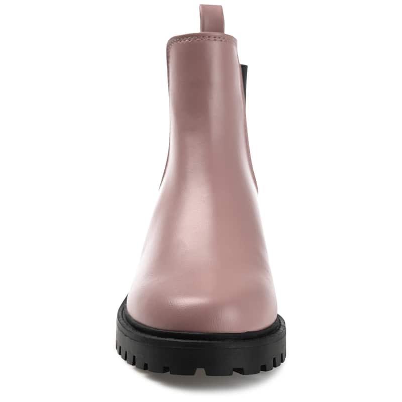 Journee Women's Comfort Insole Kenova Medium and Wide Width Booties - Wide - Rose - 6