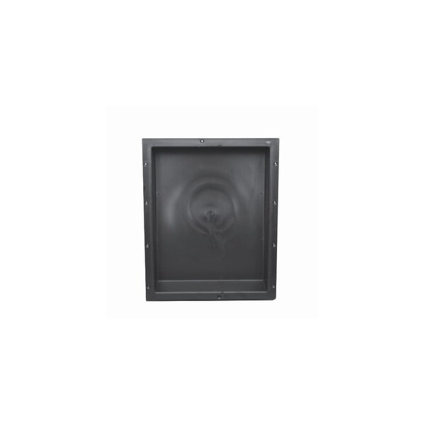 Tile Redi RN1620S-BI 16" x 20" Shampoo and Soap Niche - Black