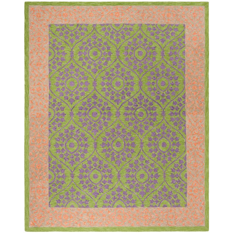 SAFAVIEH Handmade Suzani Annamaija Boho Tribal Wool Rug