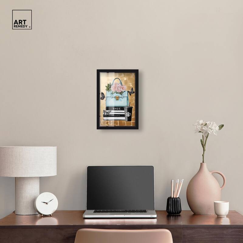 Golden Era of Glam Books Shadowbox by Art Remedy