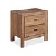 preview thumbnail 2 of 28, Montauk Solid Wood 2-drawer Nightstand