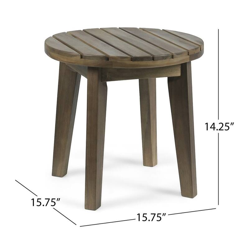 3-Piece Acacia Wood Outdoor Patio Conversation Set,Weave Rope Seating Set with Coffee Table