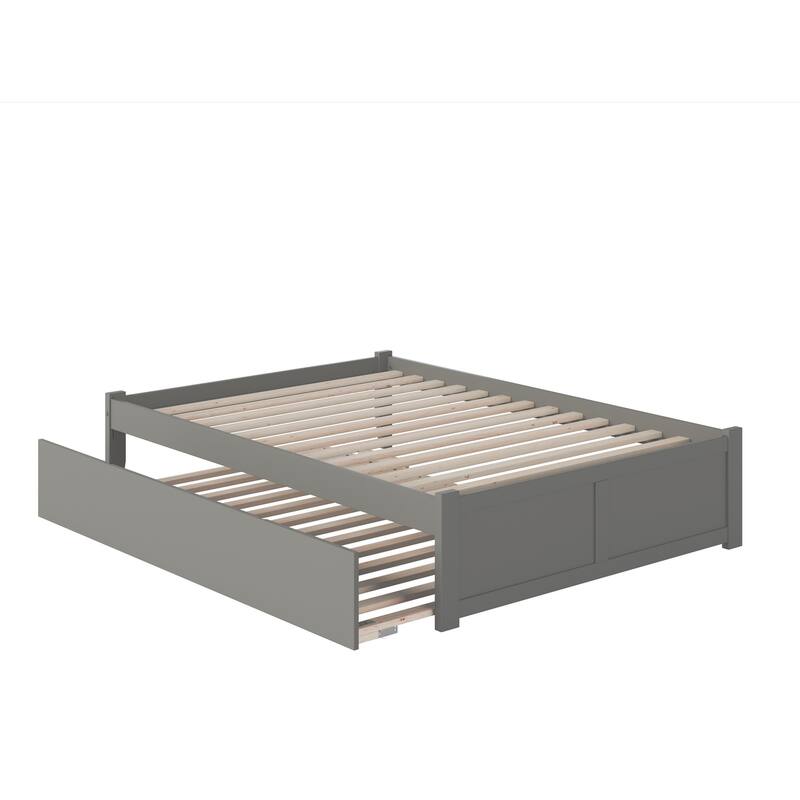 Concord Bed with Footboard and Twin Extra Long Trundle