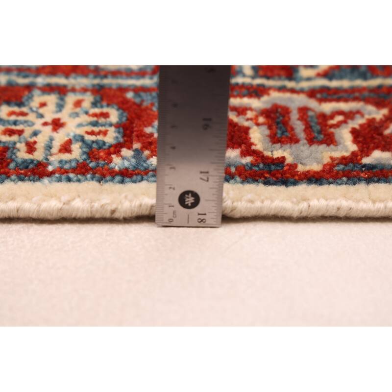 ECARPETGALLERY Hand-knotted Jules Serapi Cream Wool Rug - 2'7 x 7'10