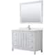 Option White / Giotto Quartz Top / Polished Chrome