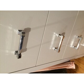 southern hills polished chrome cabinet pulls 'cedarbrook' with 4 southern hills polished chrome cabinet pulls 'cedarbrook' with 4