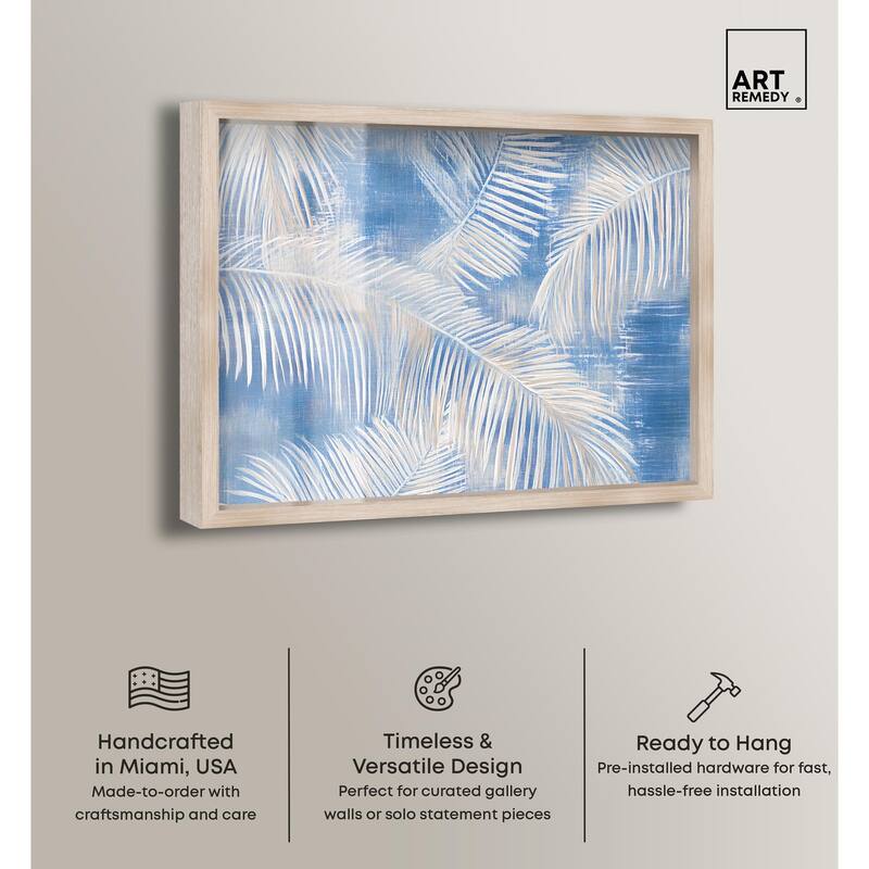 Sky Palm Silhouettes Shadowbox by Art Remedy
